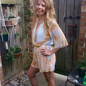 Sunrise Tie Dye Romper